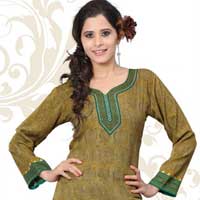 Manufacturers Exporters and Wholesale Suppliers of Designer Kurti 5 Cochin Kerala Designer Kurti 5